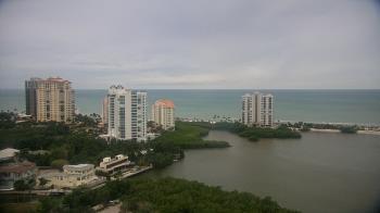 Weather camera view of Naples Grande Beach Resort.