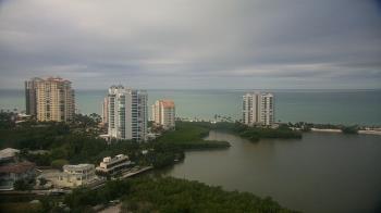 Weather camera view of Naples Grande Beach Resort.