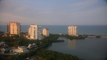 Weather camera view of Naples Grande Beach Resort.