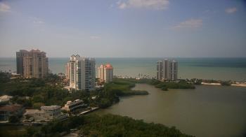 Weather camera view of Naples Grande Beach Resort.