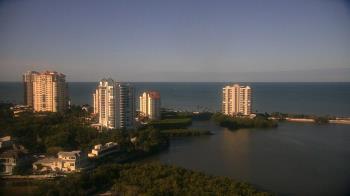 Weather camera view of Naples Grande Beach Resort.