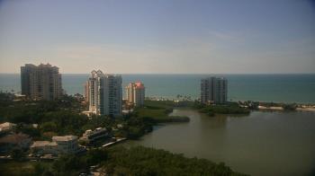 Weather camera view of Naples Grande Beach Resort.
