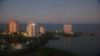 Weather camera view of Naples Grande Beach Resort.