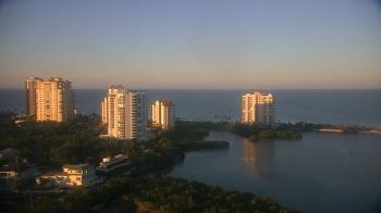 Weather camera view of Naples Grande Beach Resort.