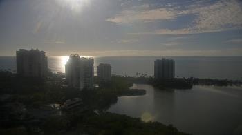 Weather camera view of Naples Grande Beach Resort.