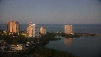 Weather camera view of Naples Grande Beach Resort.