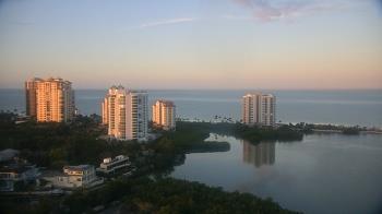 Weather camera view of Naples Grande Beach Resort.