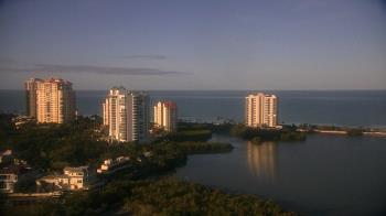 Weather camera view of Naples Grande Beach Resort.