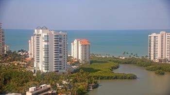 Weather camera view of Naples Grande Beach Resort.