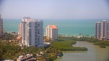 Weather camera view of Naples Grande Beach Resort.