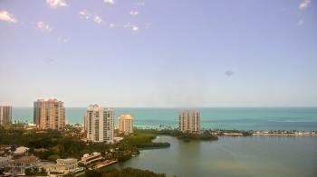 Weather camera view of Naples Grande Beach Resort.