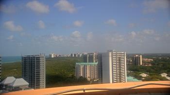 Weather camera view of Naples Grande Beach Resort.