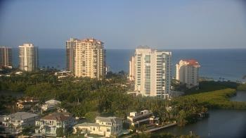 Weather camera view of Naples Grande Beach Resort.