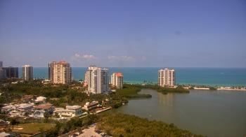 Weather camera view of Naples Grande Beach Resort.
