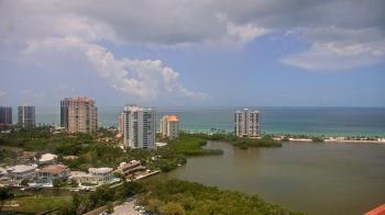 Weather camera view of Naples Grande Beach Resort.