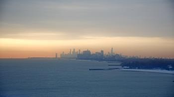 Weather camera view of Northwestern University.