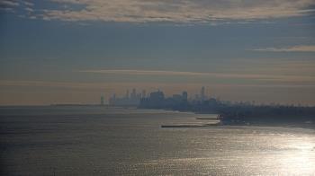 Weather camera view of Northwestern University.