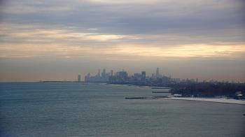 Weather camera view of Northwestern University.