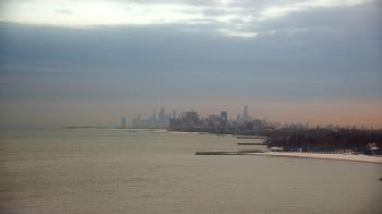 Weather camera view of Northwestern University.