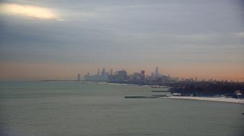 Weather camera view of Northwestern University.