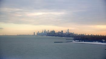 Weather camera view of Northwestern University.
