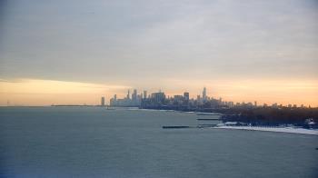 Weather camera view of Northwestern University.