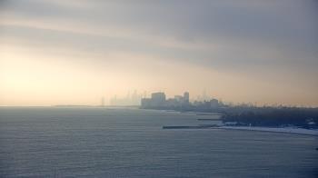 Weather camera view of Northwestern University.