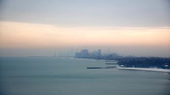 Weather camera view of Northwestern University.