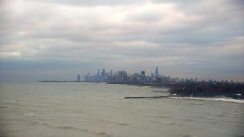 Weather camera view of Northwestern University.