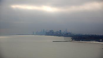 Weather camera view of Northwestern University.