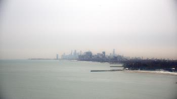 Weather camera view of Northwestern University.