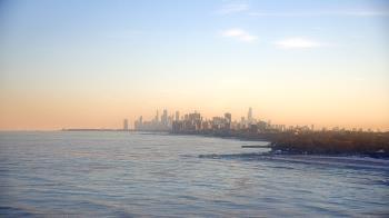 Weather camera view of Northwestern University.