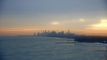 Weather camera view of Northwestern University.