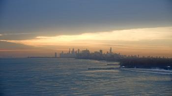 Weather camera view of Northwestern University.