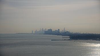 Weather camera view of Northwestern University.