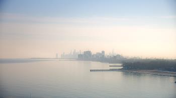 Weather camera view of Northwestern University.