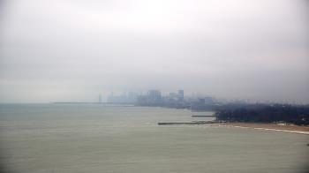 Weather camera view of Northwestern University.