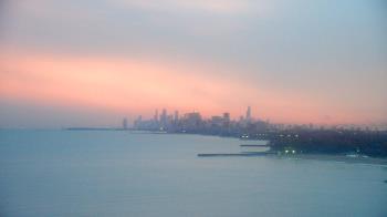 Weather camera view of Northwestern University.