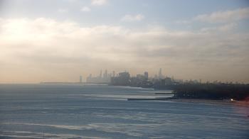 Weather camera view of Northwestern University.