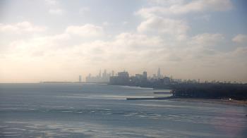 Weather camera view of Northwestern University.