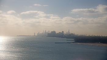 Weather camera view of Northwestern University.