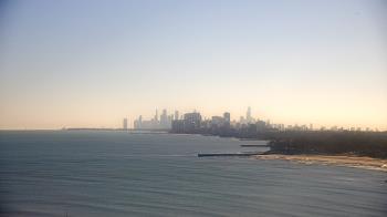 Weather camera view of Northwestern University.