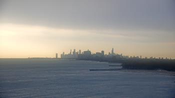 Weather camera view of Northwestern University.