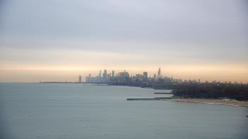 Weather camera view of Northwestern University.