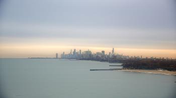 Weather camera view of Northwestern University.