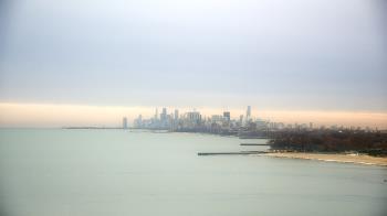 Weather camera view of Northwestern University.