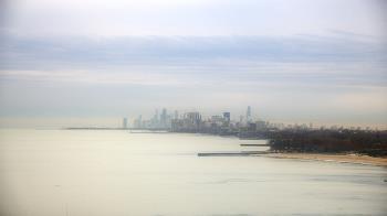 Weather camera view of Northwestern University.