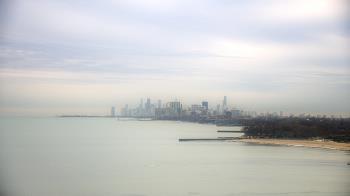 Weather camera view of Northwestern University.