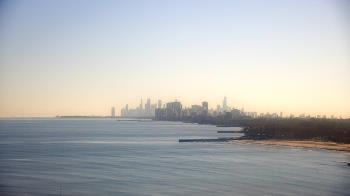 Weather camera view of Northwestern University.