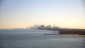 Weather camera view of Northwestern University.